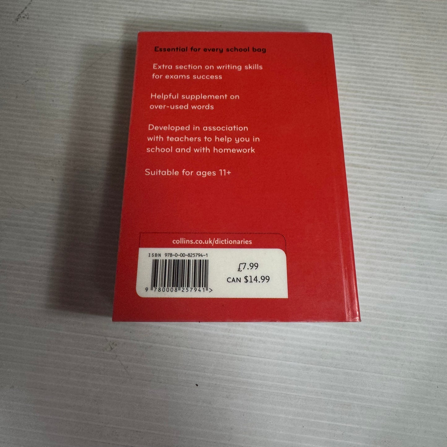 Collins English School Thesaurus