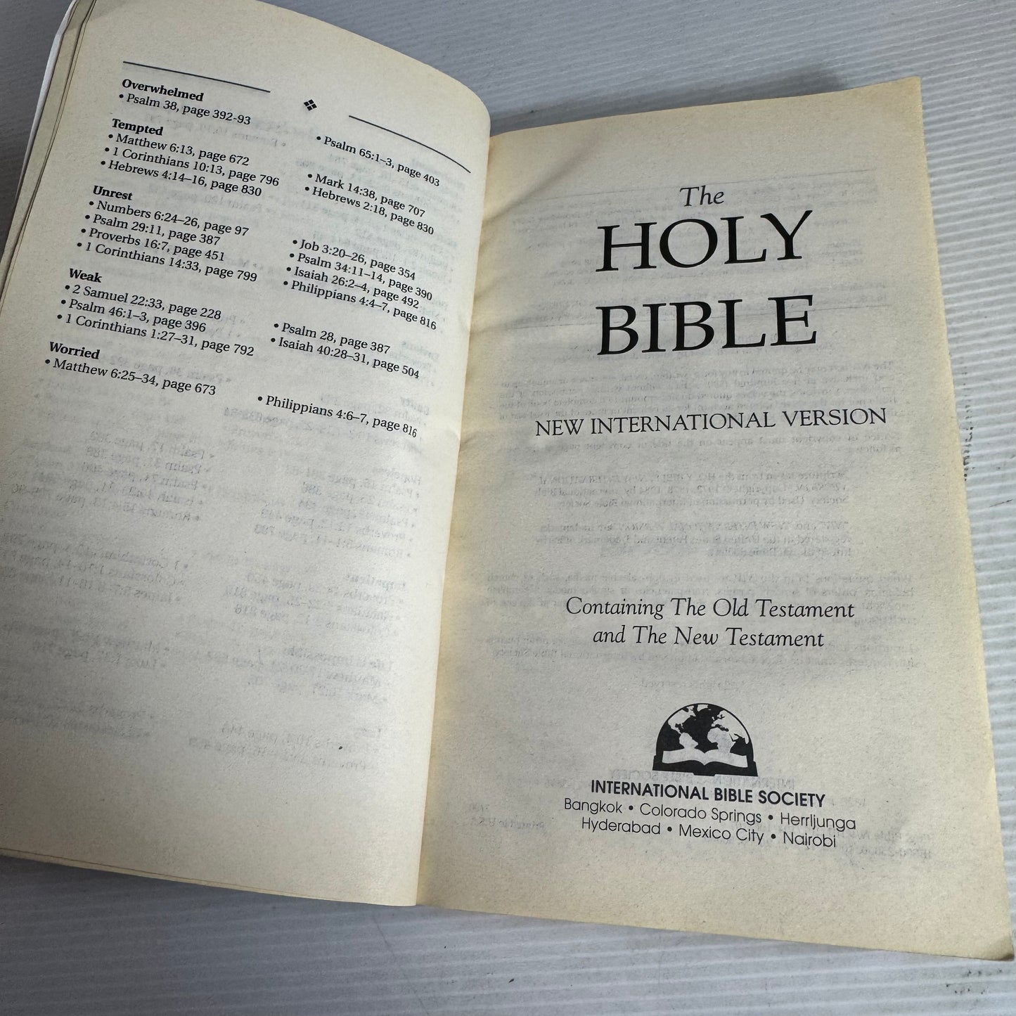 Holy Bible New International Version