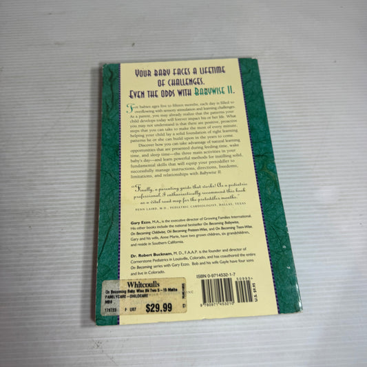 On Becoming Baby Wise : Book Two - Gary Ezzo, M.A. and Robert Bucknam, M. D.