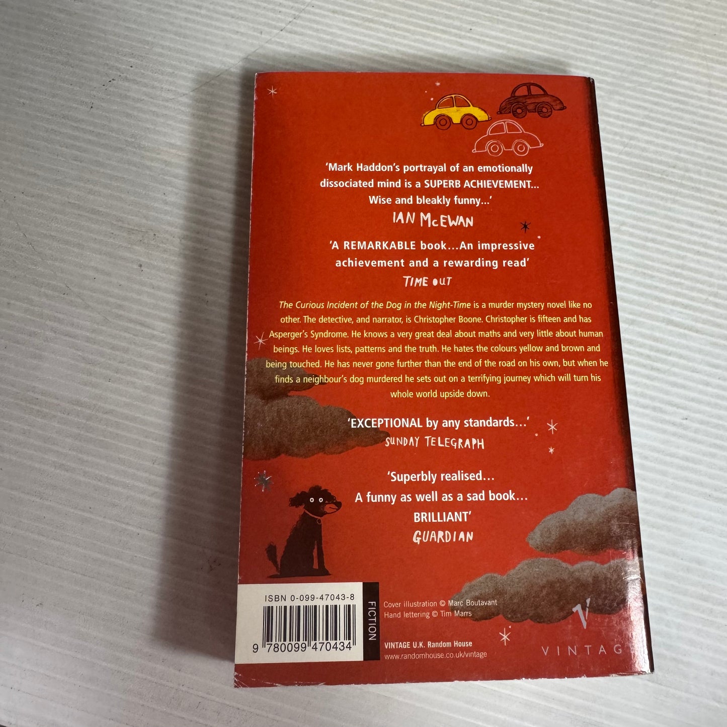 The Curious Incident Of The Dog In The Night-Time - Mark Haddon