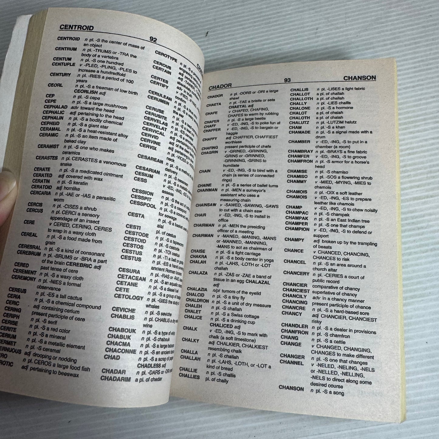 Official Scrabble Players Dictionary (3rd Edition)