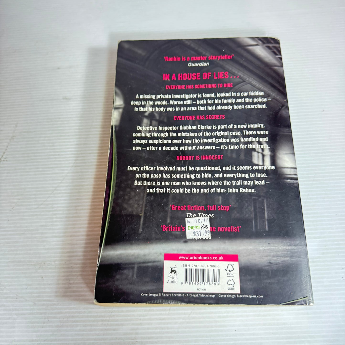 In A House of Lies - Ian Rankin