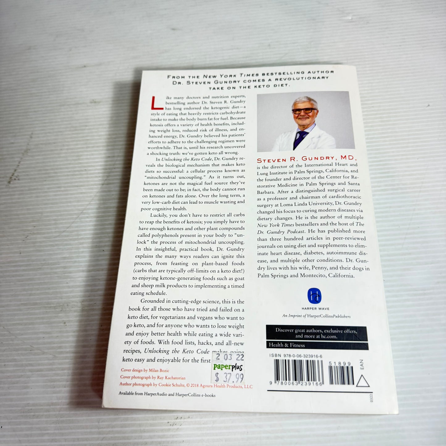 Unlocking the Keto Code - Steven R. Gundry, MD