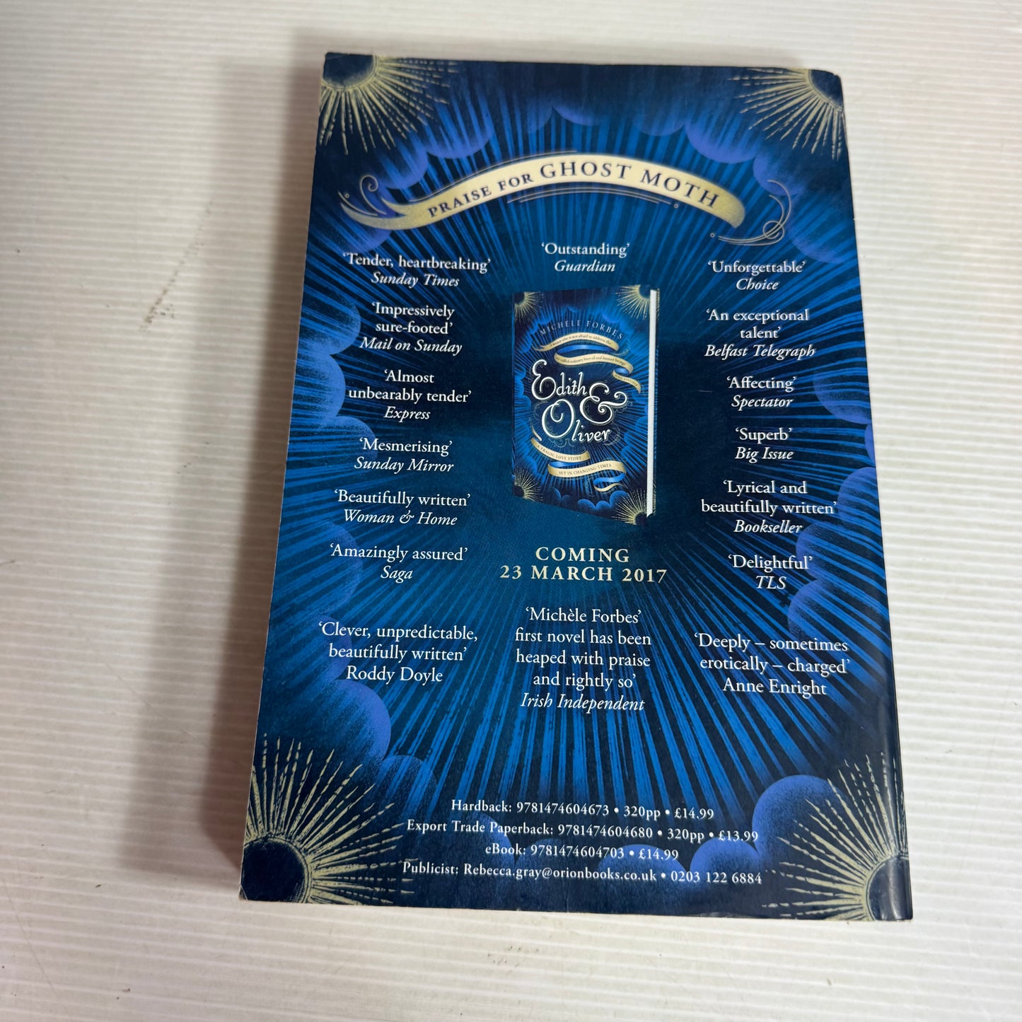 Edith & Oliver - Michele Forbes (Uncorrected Proof)