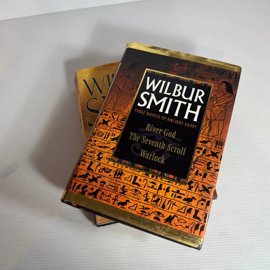 Wilber Smith - Egyptian Series Book Bundle x 2 Books x 4 Stories (2485)