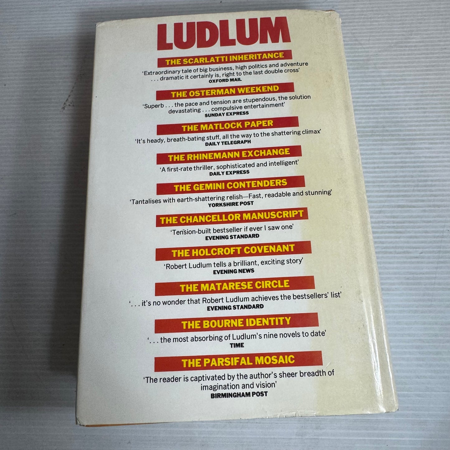 The Aquitaine Progression - Robert Ludlum