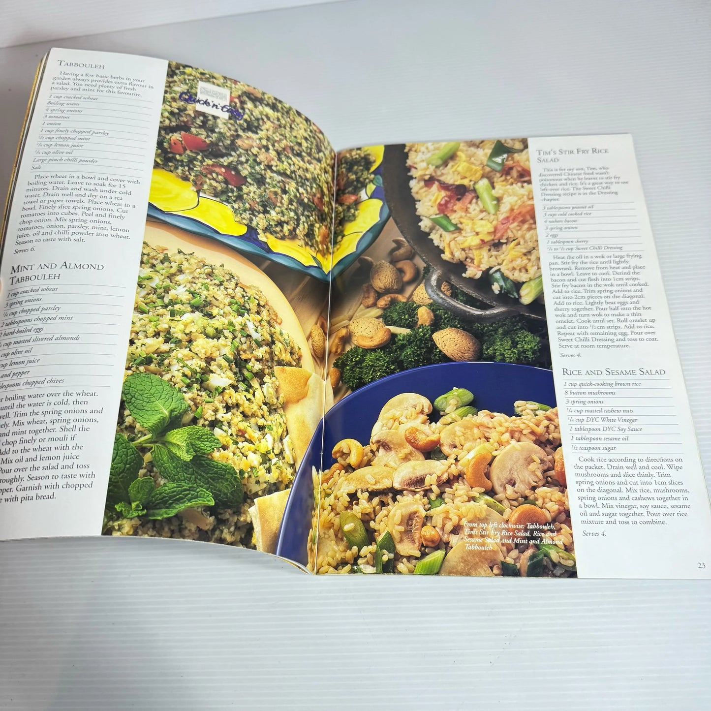 Quick 'n' Easy Cook Book Bundle x 2 : Salads : Dressings & More, & Chicken : Starters, Stir Fries, Roasts & More (2265)