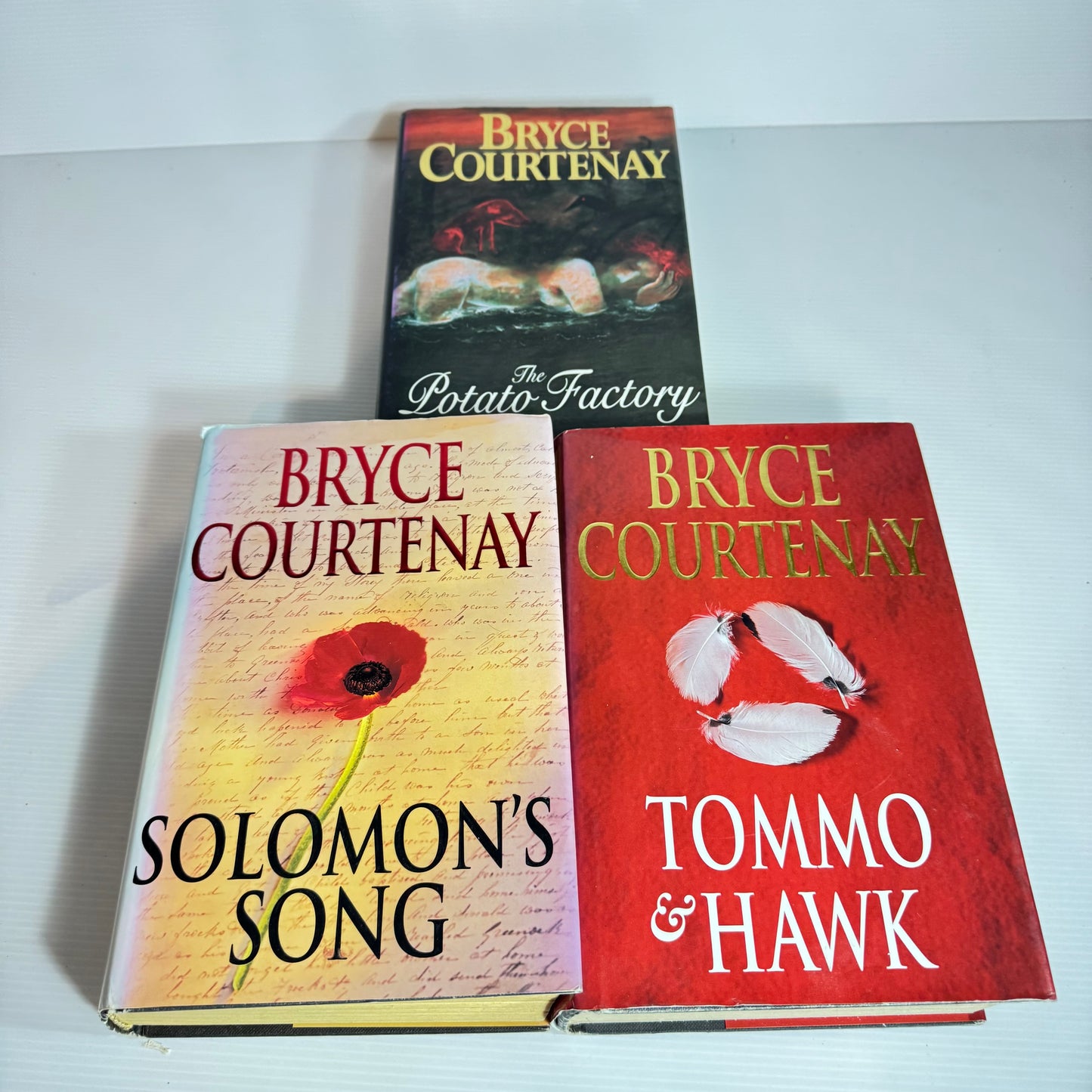 Bryce Courtenay Hardcover Book Bundle x 3 Books (2403)
