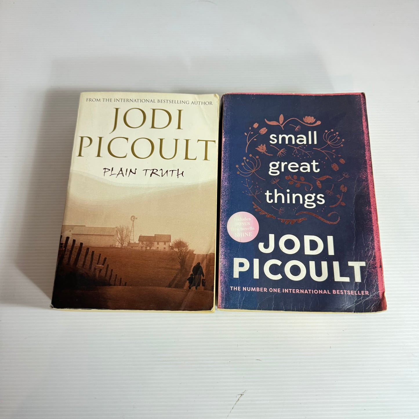 Jodi Picoult Book Bundle x 2 : Small Great Things & Plain Truth (3134)