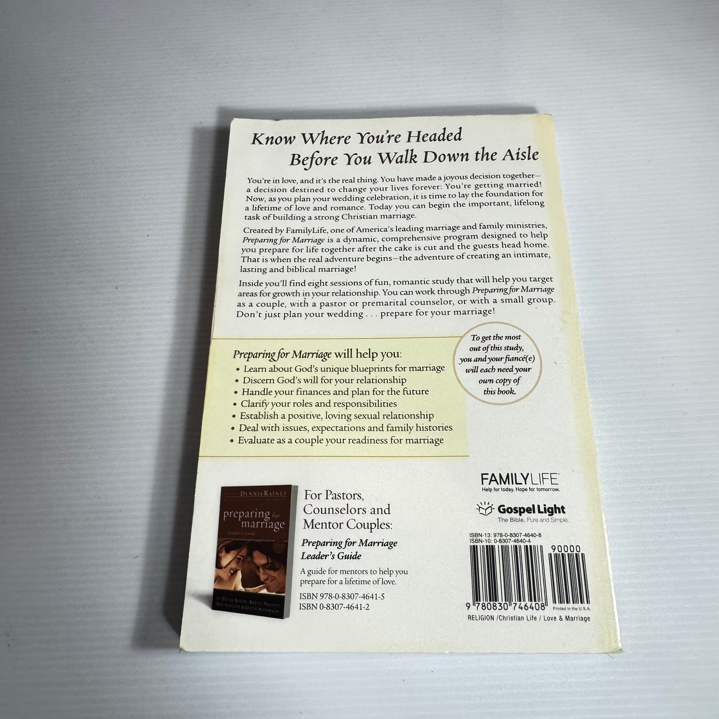 Preparing for Marriage - David Boehi, Brent Nelson, Jeff Schulte & Lloyd Shadrach