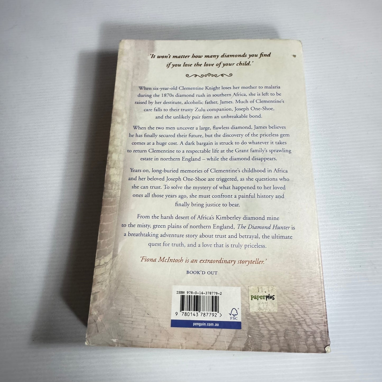 The Diamond Hunter - Fiona McIntosh