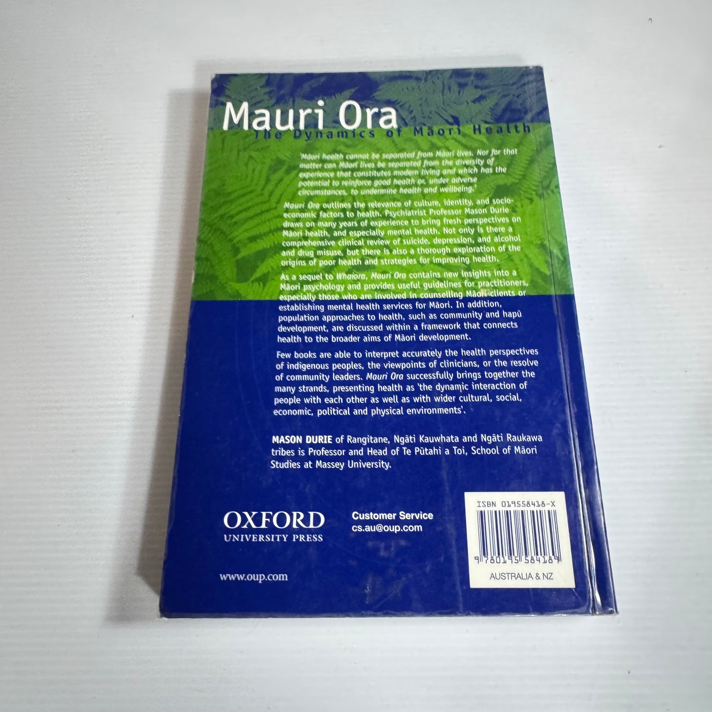 Mauri Ora : The Dynamics Of Māori Health - Mason Durie