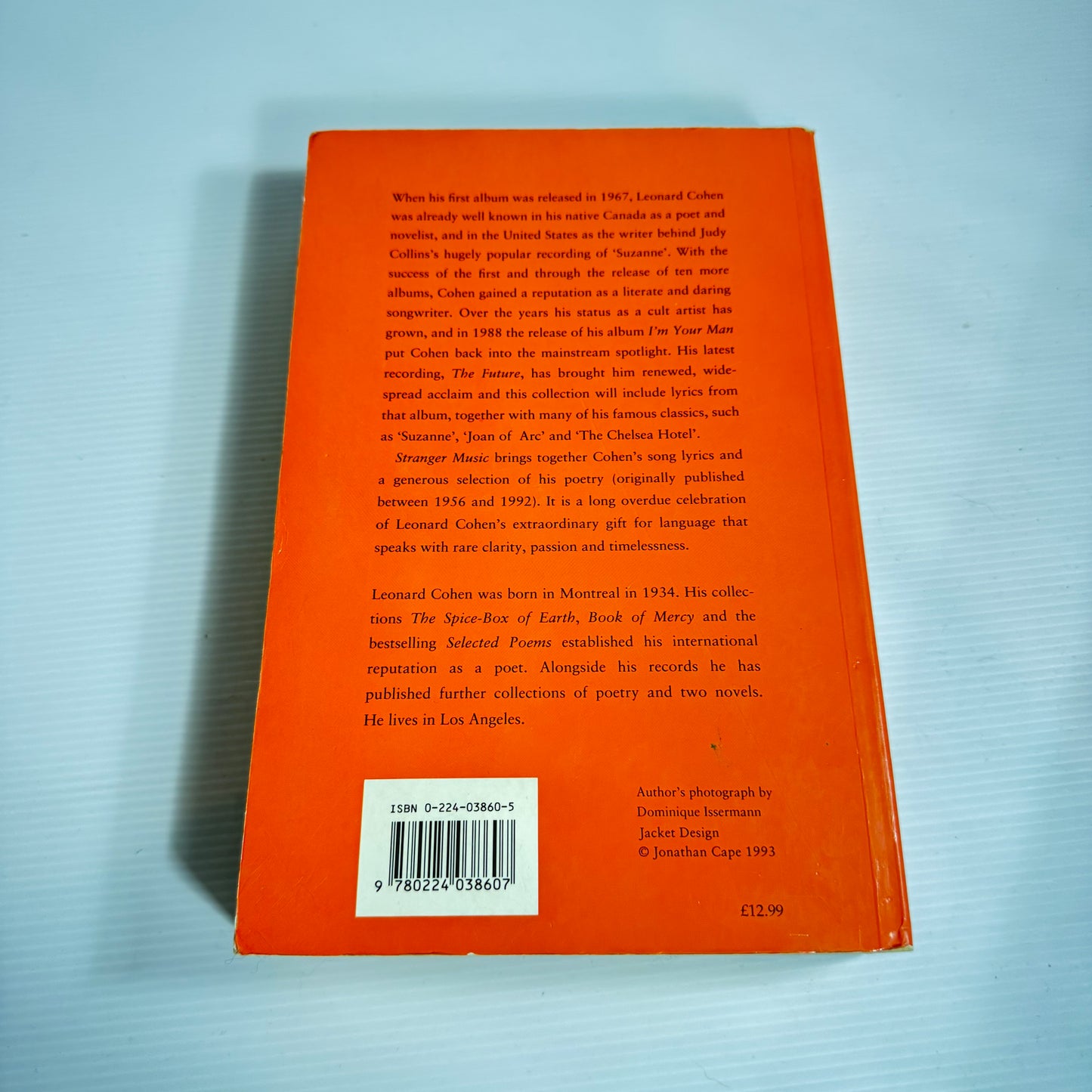 Stranger Music : Selected Poems and Songs - Leonard Cohen