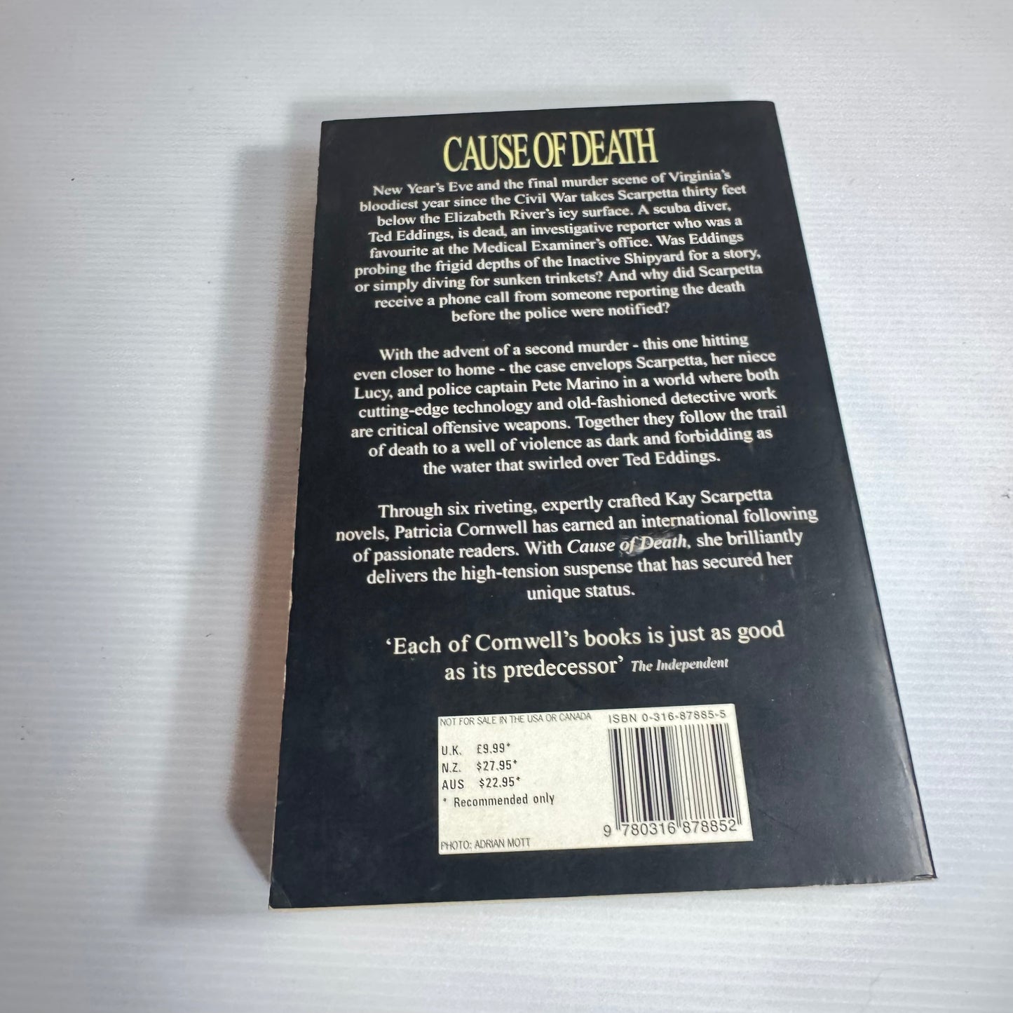 Cause Of Death - Patricia Cornwell