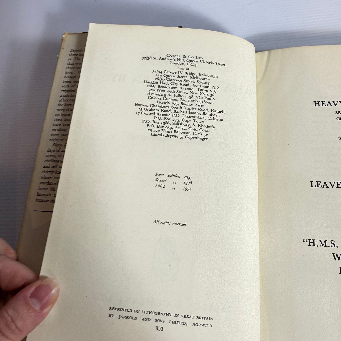 Depends What You Mean By Love - Nicholas Monsarrat (Vintage 1954)