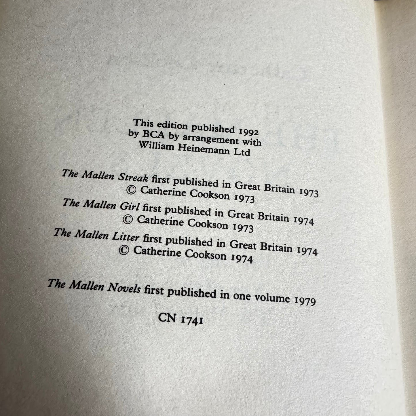 The Mallen Novels - Catherine Cookson