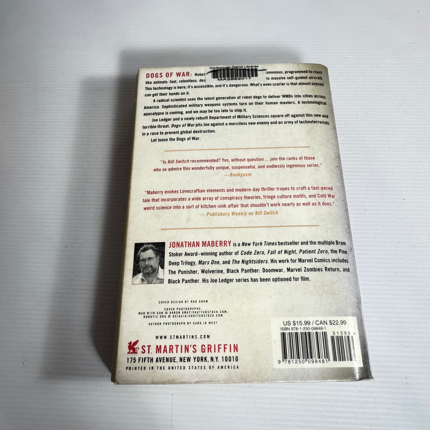 Dogs of War : A Joe Ledger Novel - Jonathan Maberry