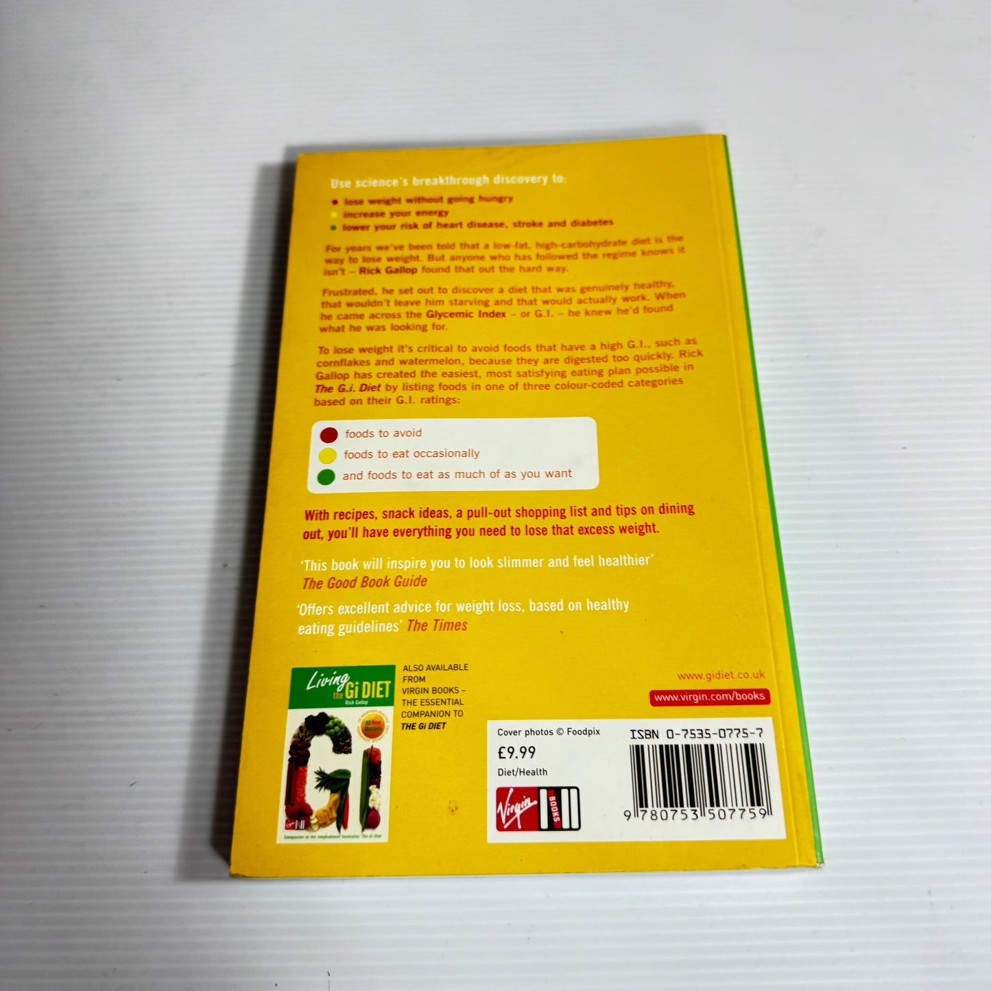 The GI Diet : The Glycemic Index - Rick Gallop