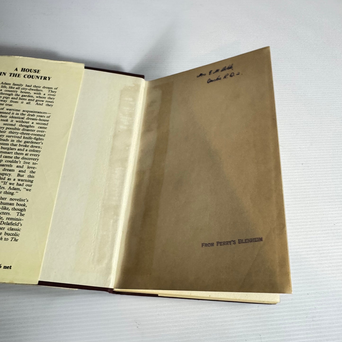 A House In The Country - Ruth Adam (Vintage 1963 First Edition)