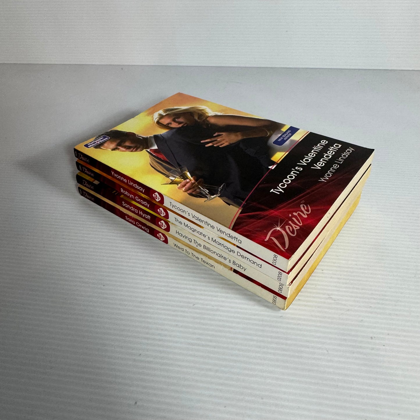 Mills & Boon Desire Book Bundle x 4 Books (3164)