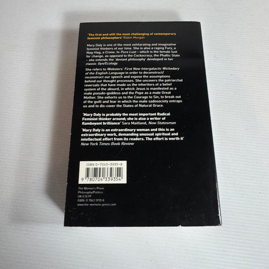 Pure Lust : Elemental Feminist Philosophy - Mary Daly