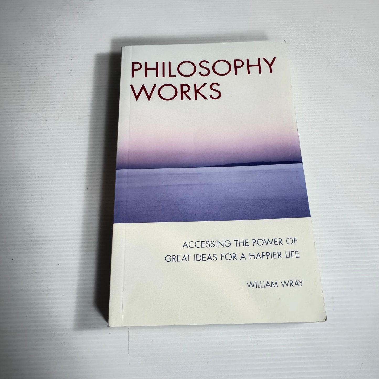 Philosophy Works : Accessing The Power of Great Ideas For A Happier Life - William Wray