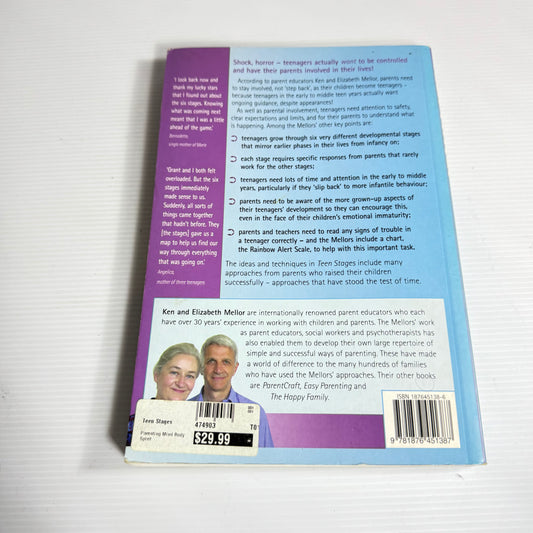 Teen Stages: How To Guide The Journey To Adulthood - Ken And Elizabeth Mellor