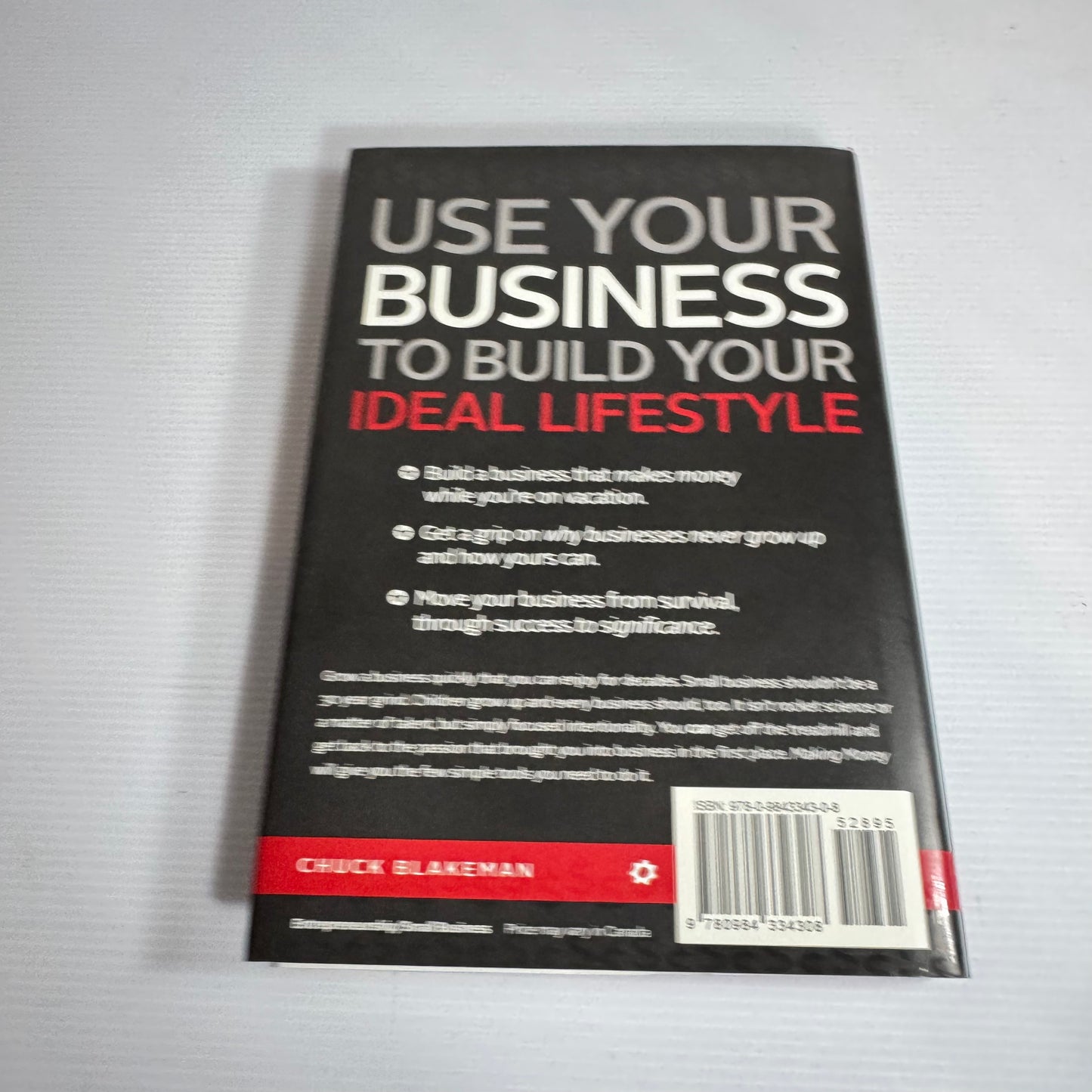 Making Money Is Killing Your Business - Chuck Blakeman