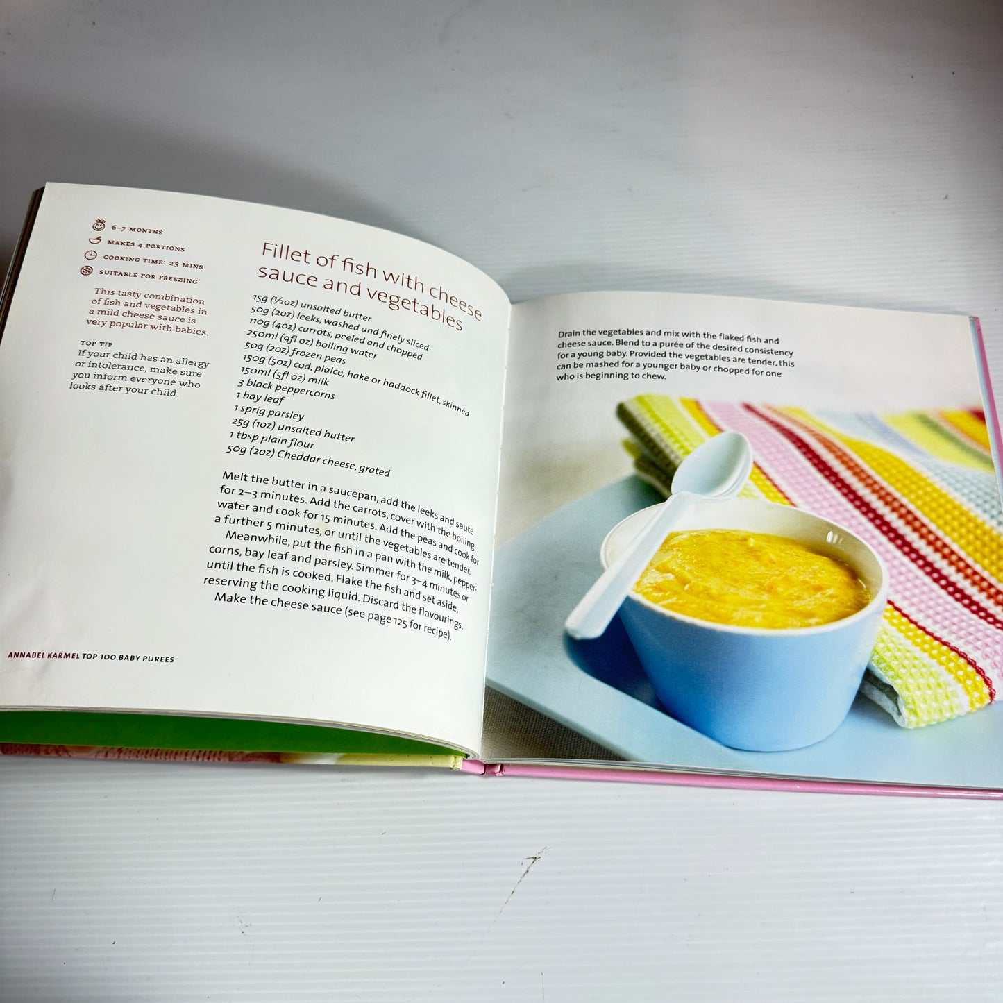 Top 100 Baby Purees : 100 Quick & Easy Meals for a Healthy and Happy Baby - Annabel Karmel