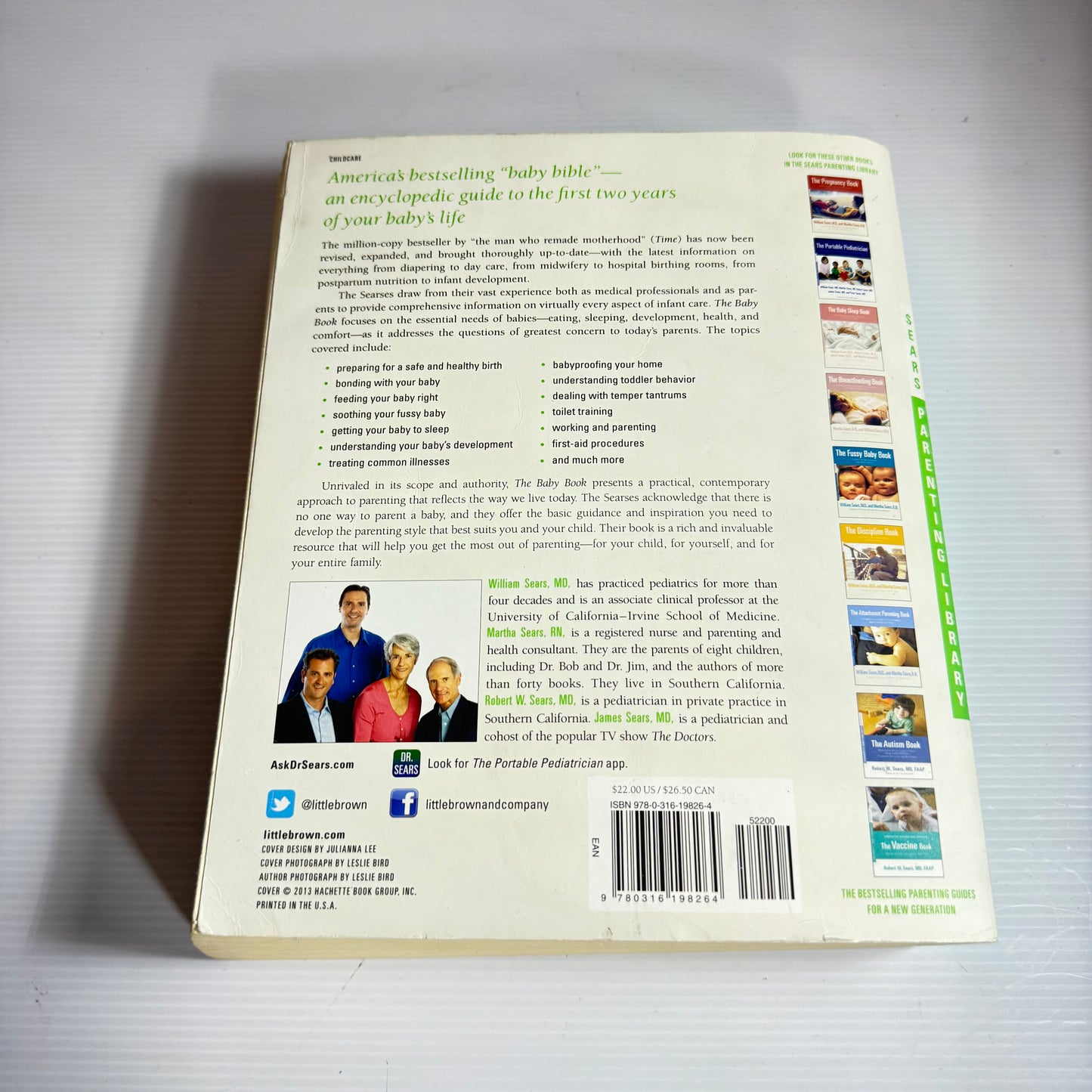 The Baby Book : Everything You Need To Know About Your Baby From Birth to Age Two - William Sears, M.D.