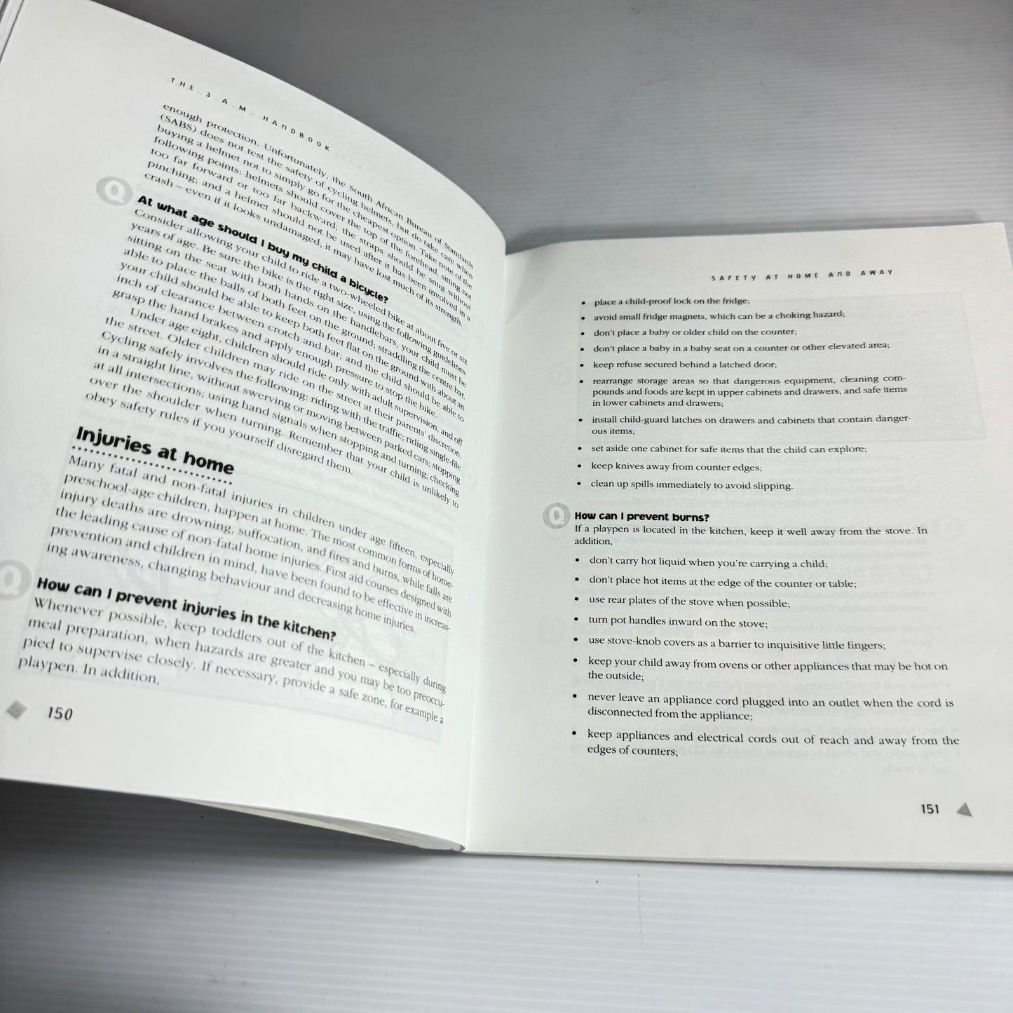 The New Zealand 3am Handbook : The Most Commonly Asked Questions About Your Child's Health - Dr William Feldman (Copy)