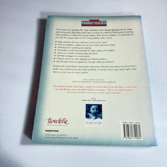 Sleep Right, Sleep Tight : A Practical, Proven Guide to Solving Your Baby's Sleep Problems - Tweddle Child + Family Service