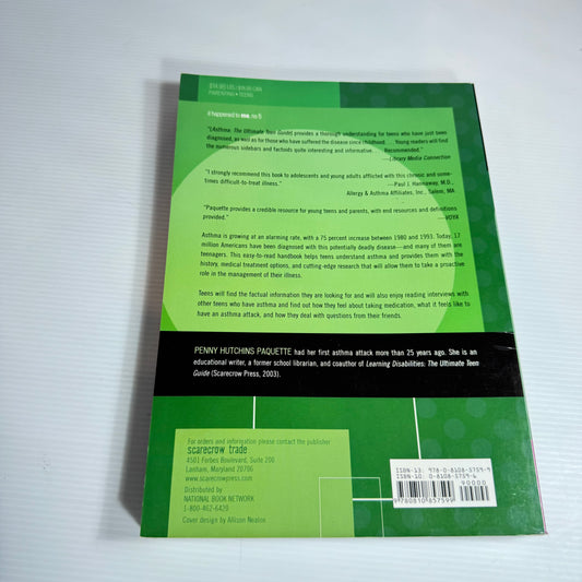 Asthma : The Ultimate Teen Guide - Penny Hutchins Paquette