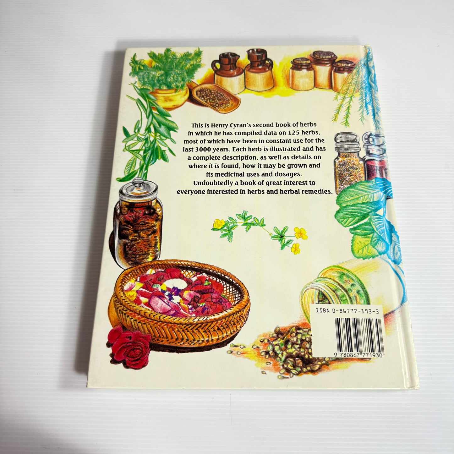 The Asian Way With Herbs for New Zealanders : 125 Varieties Illustrated in Colour - Henry B. Cyran