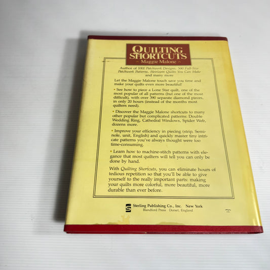 Quilting Shortcuts - Maggie Malone (Vintage 1986)