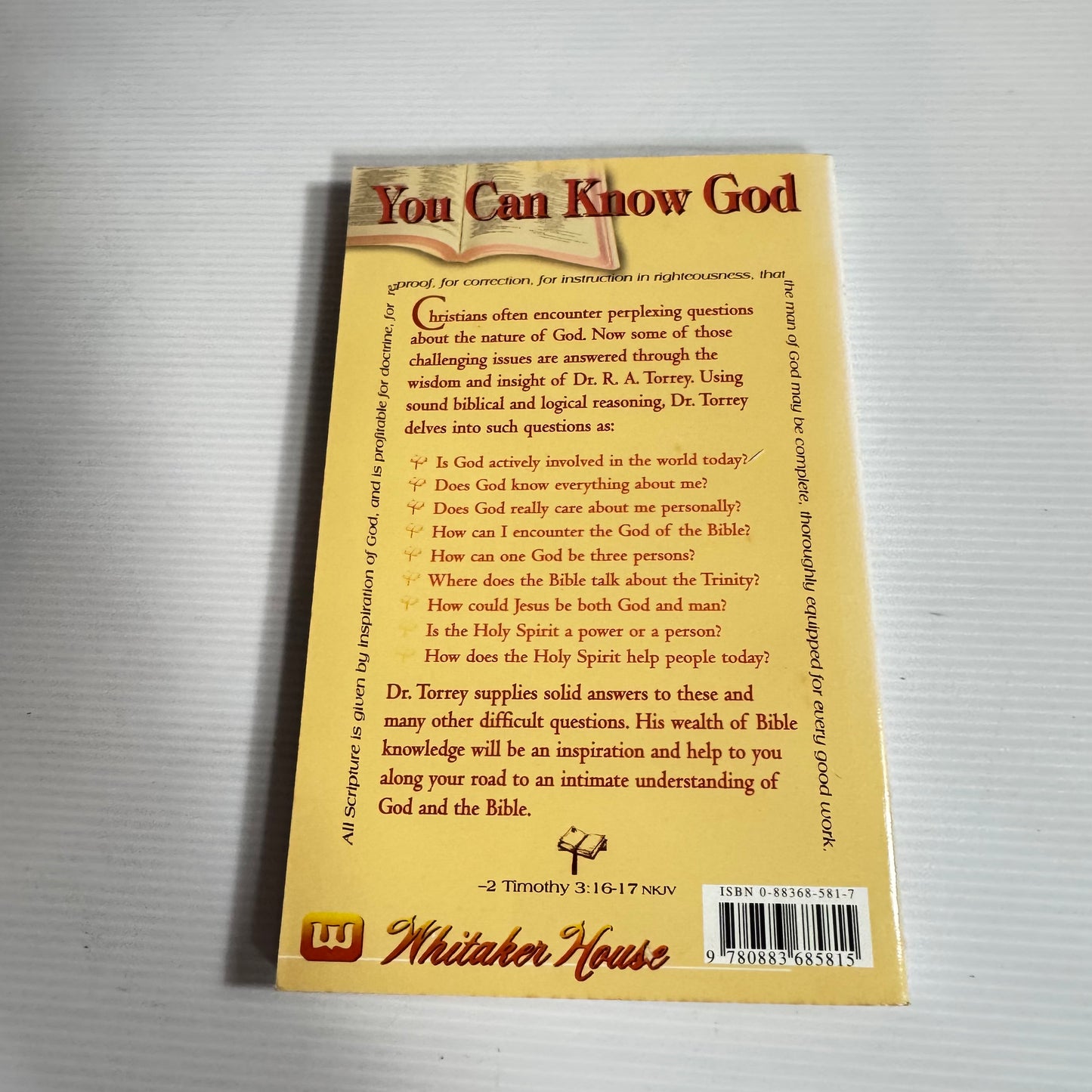 God The Bible And You - R.A. Torrey
