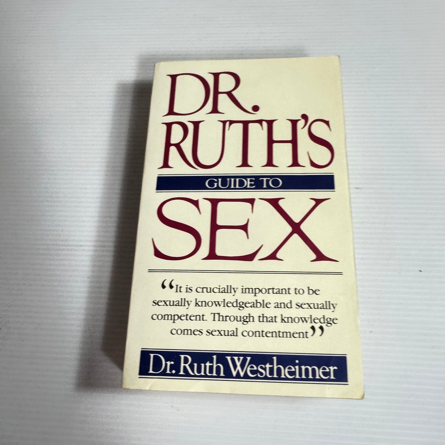 Dr. Ruth's Guide To Sex - Dr, Ruth Westeimer