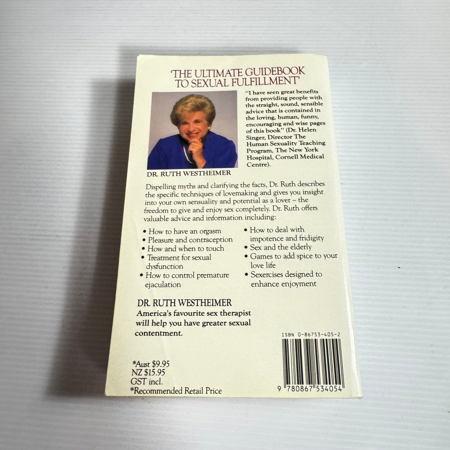 Dr. Ruth's Guide To Sex - Dr, Ruth Westeimer