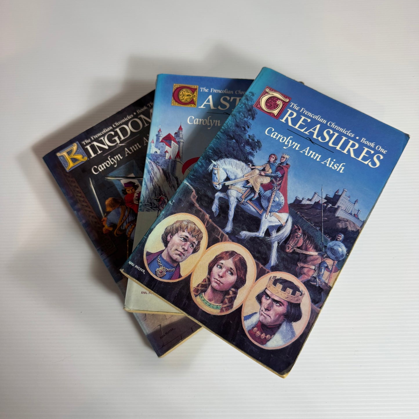 The Frencolian Chronicles by Carolyn Ann Aish Book Bundle x 3 : Treasures, Castles, Kingdoms (3058)