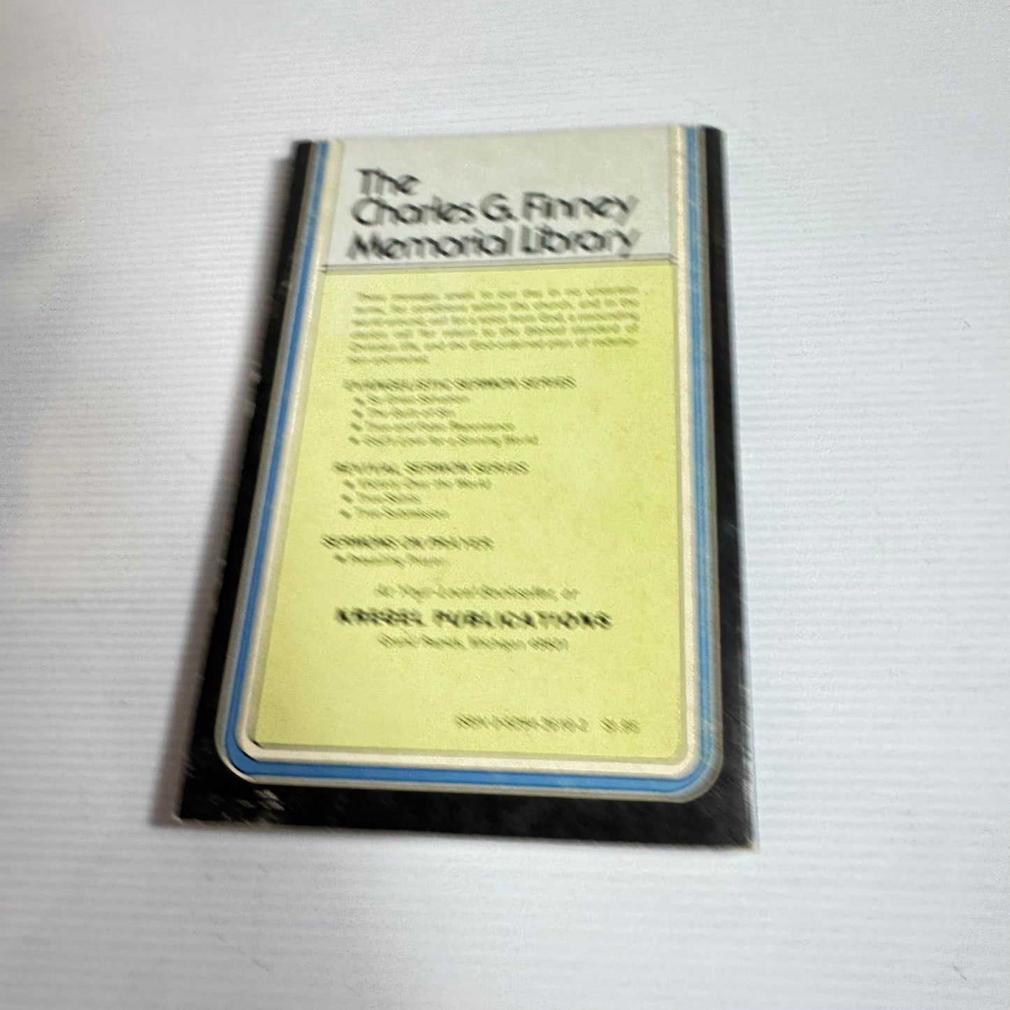 Evangelistic Sermons: The Guilt Of Sin - Charles G. Finney (Vintage 1975)