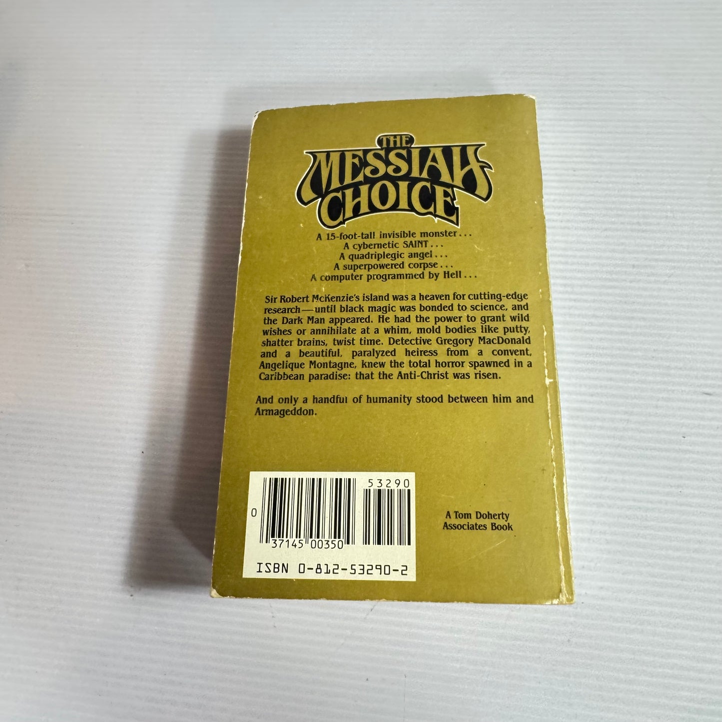 The Messiah Choice - Jack L. Chalker (Vintage 1986)