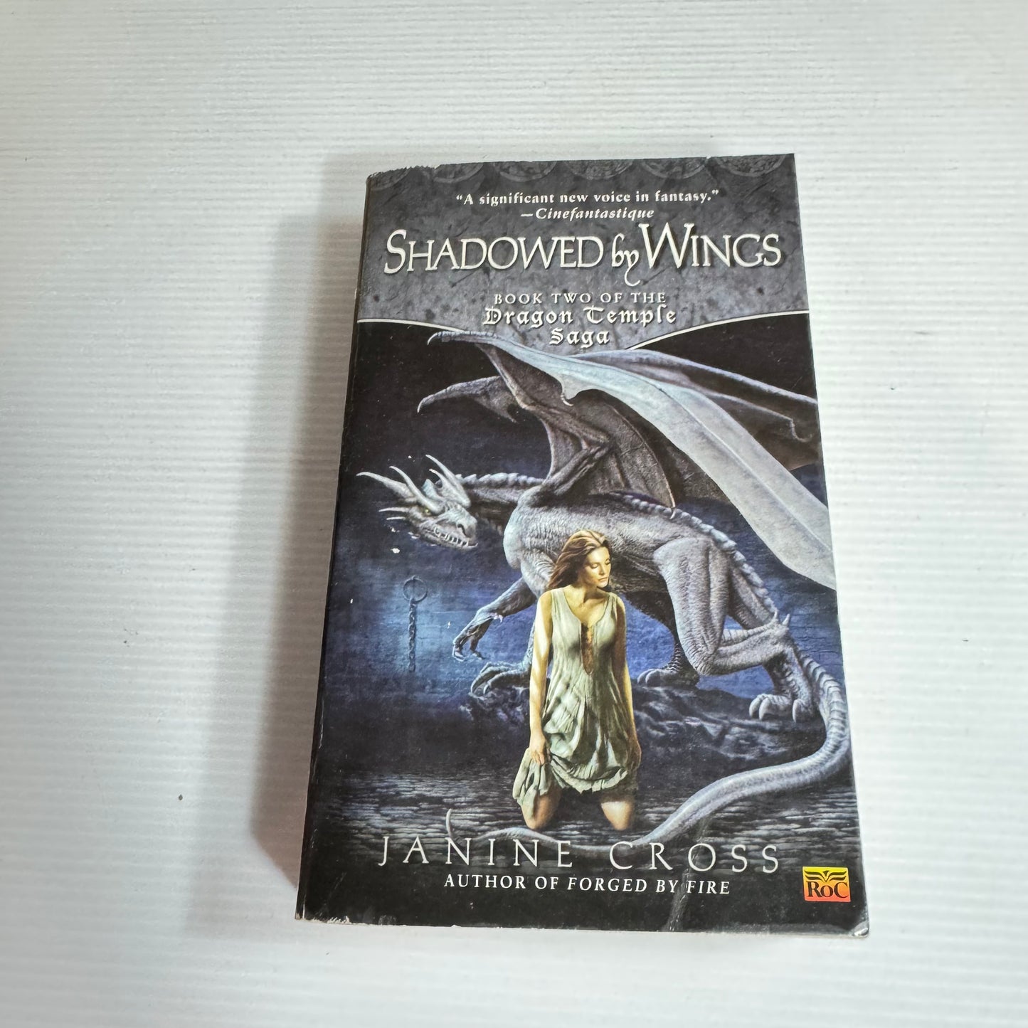 Shadowed By Wings : Book 2 Of The Dragon Temple Saga - Janine Cross