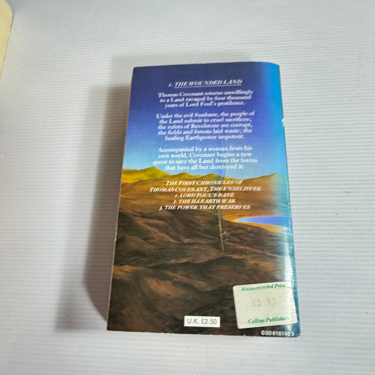 The Wounded Land : The Second Chronicles Of Thomas Covenant - Stephen Donaldson (Vintage 1983)