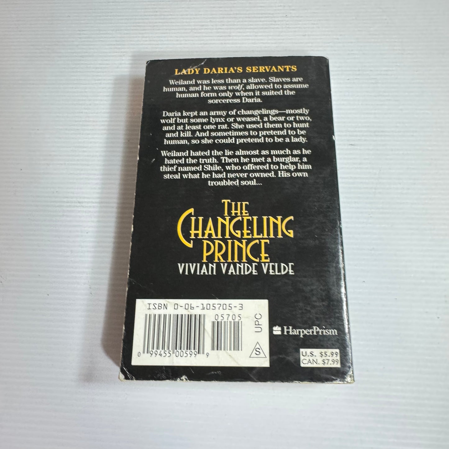 The Changeling Prince - Vivian Vande Velde (Vintage 1988)