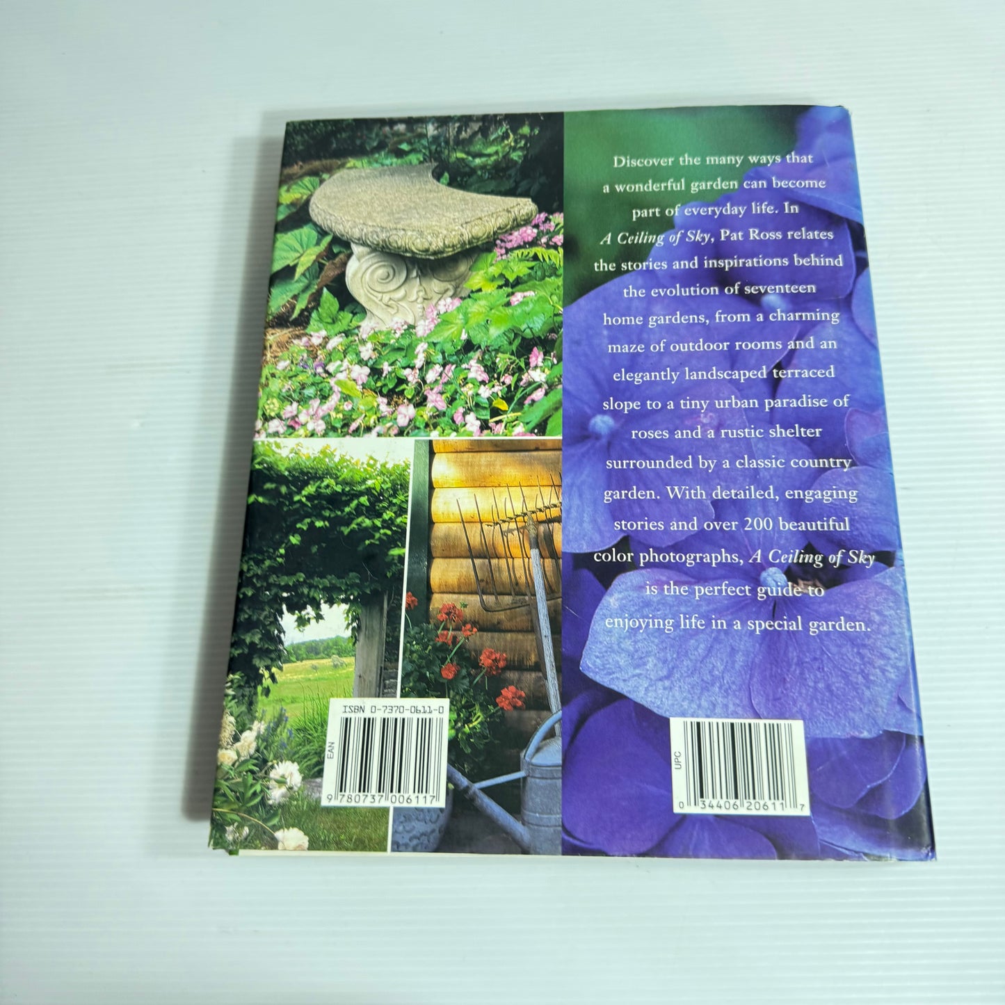A Ceiling Of Sky : Special Garden Rooms and the People Who Created Them - Pat Ross