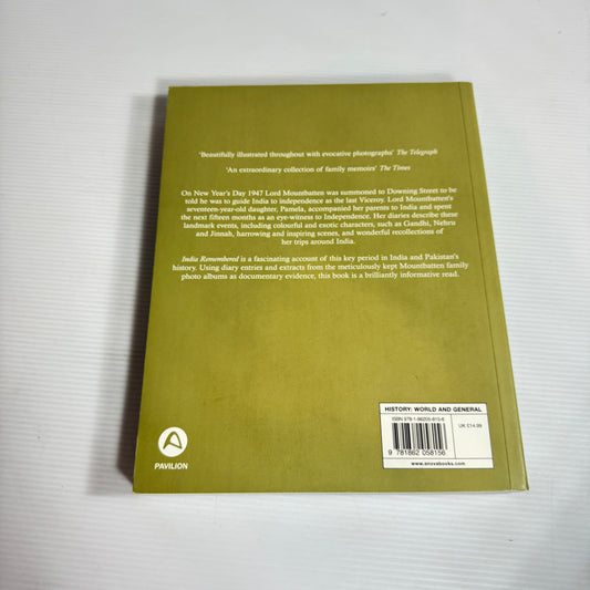 India Remembered - Pamela Mountbatten