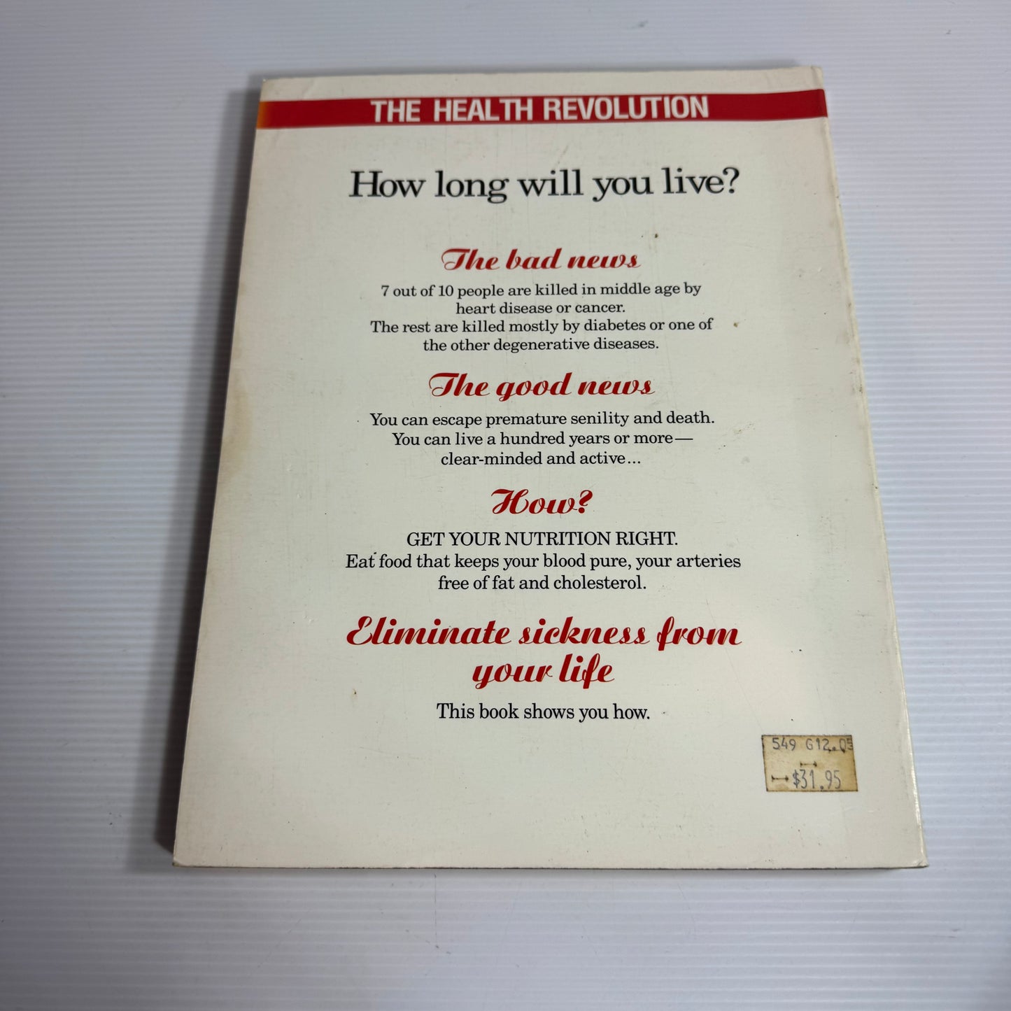 The Health Revolution: Anti-Cancer Ani=ti-Heart Attack Cookbook - Ross Horne and Toni Bobbin