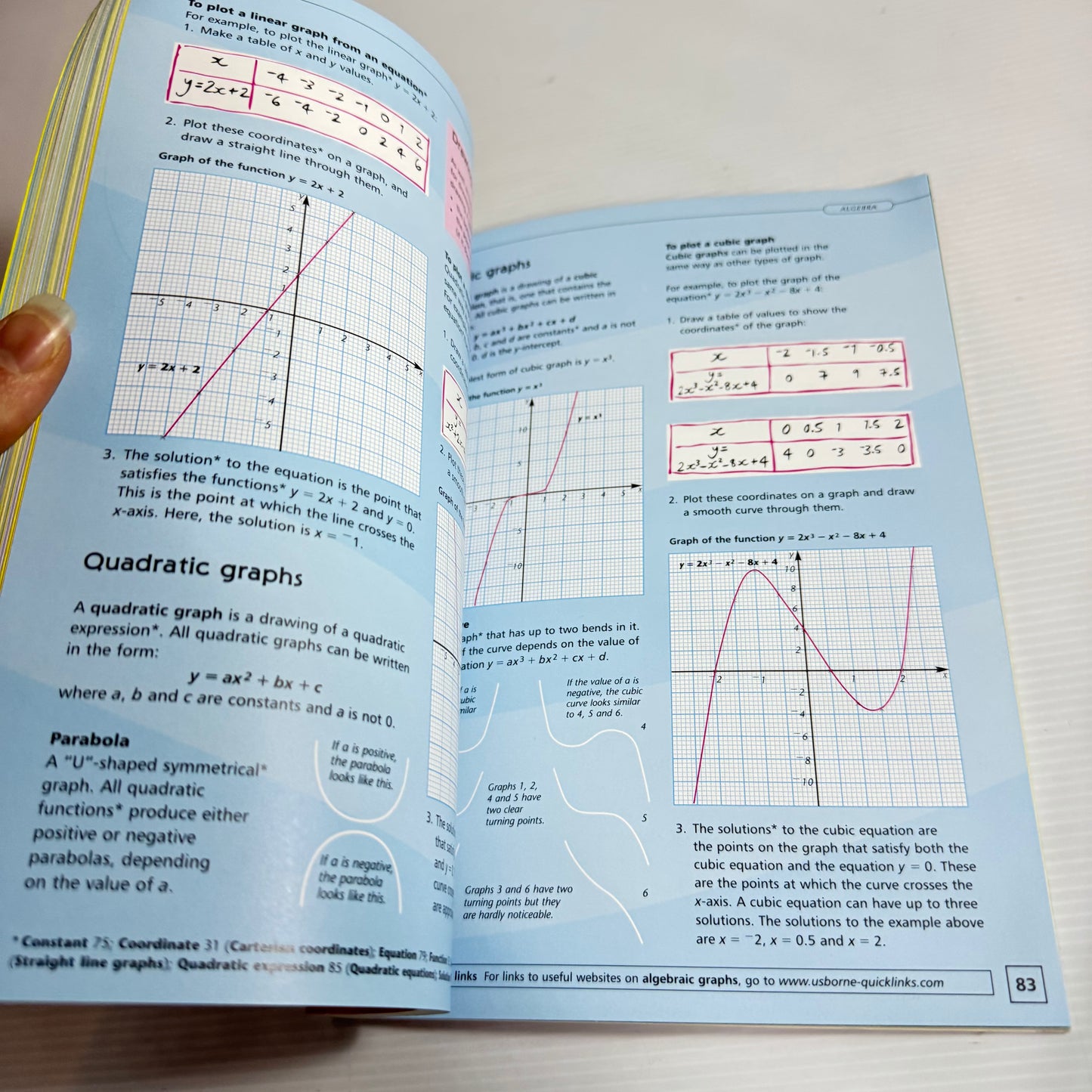 The Usborne Illustrated Dictionary Of Maths with Recommended Websites