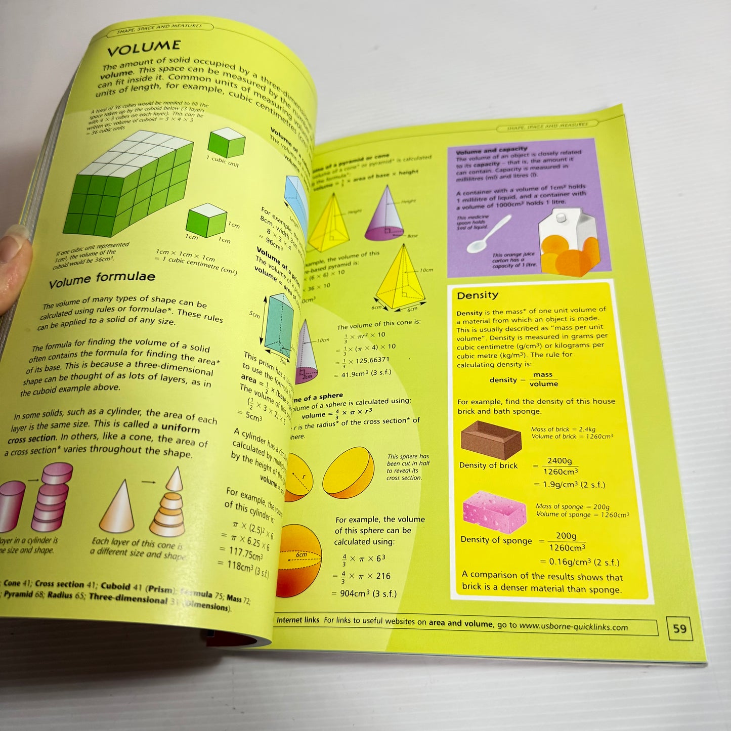 The Usborne Illustrated Dictionary Of Maths with Recommended Websites