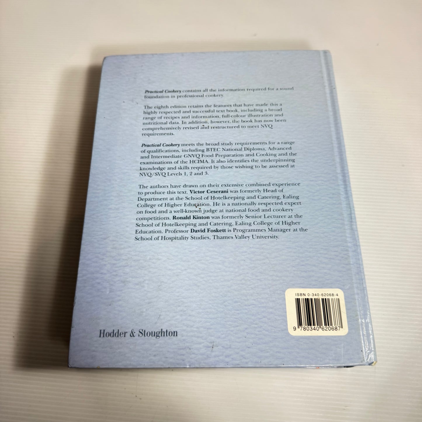 Practical Cookery (8th edition) - Victor Ceserani, Ronald Kinton and David Foskett